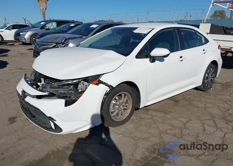 2022 Toyota Corolla Hybrid Le z USA, uszkodzony, nr VIN JTDEAMDEXNJ054701
